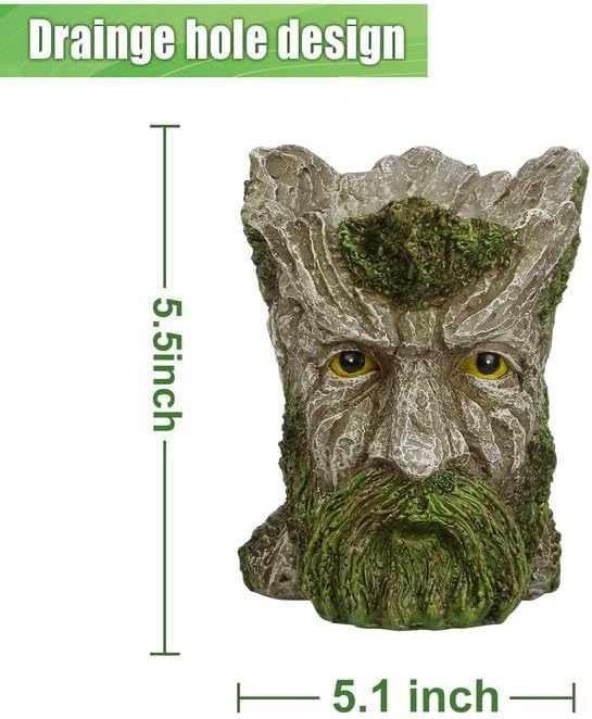 Creative Face Planter Pots - Unique Head Planters for Succulents & Flowers | Indoor & Outdoor Plant Decor | Perfect for Halloween, Easter, & Garden Style