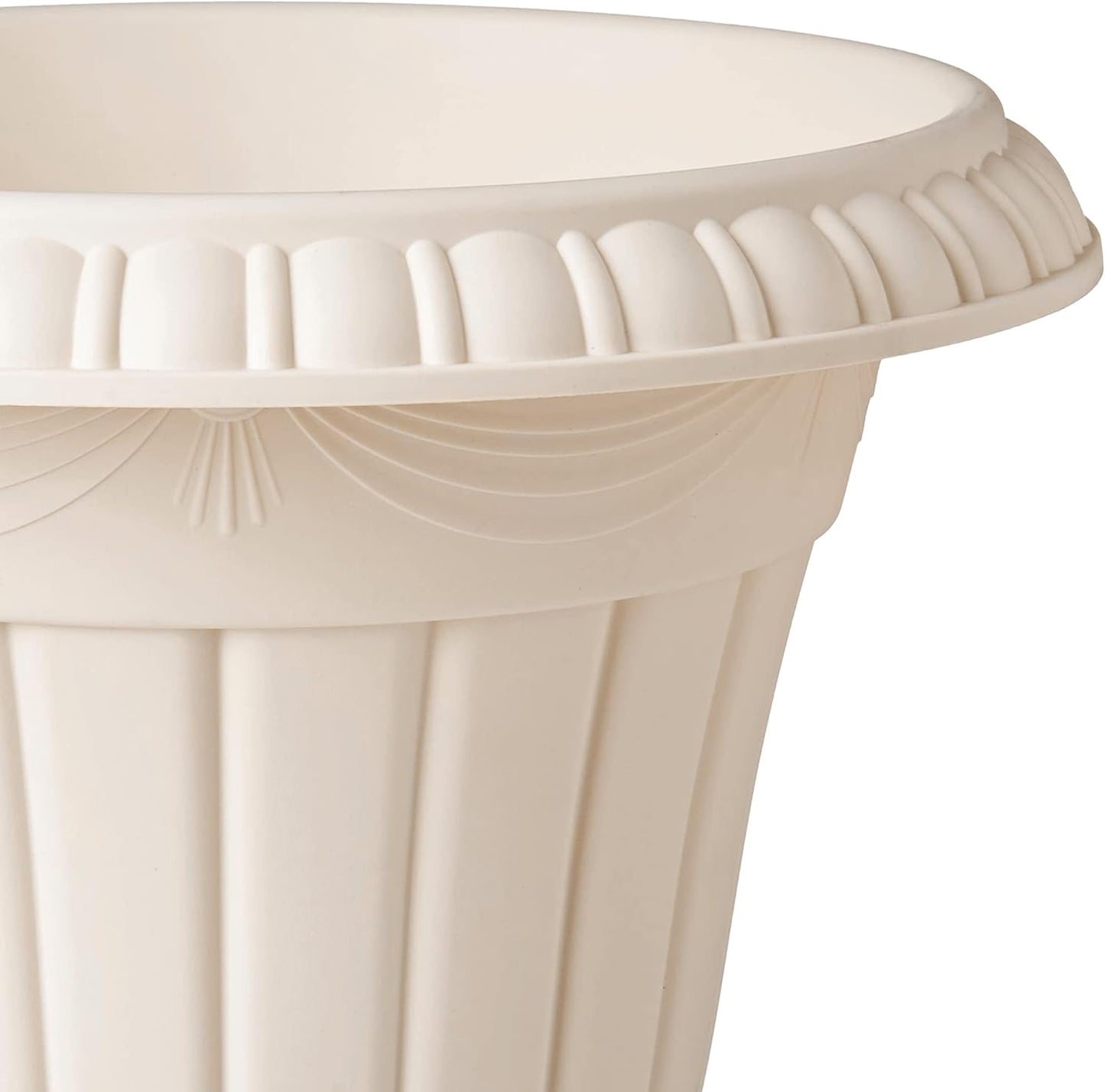 Classic Traditional Plastic Urn Planter Indoor/Outdoor