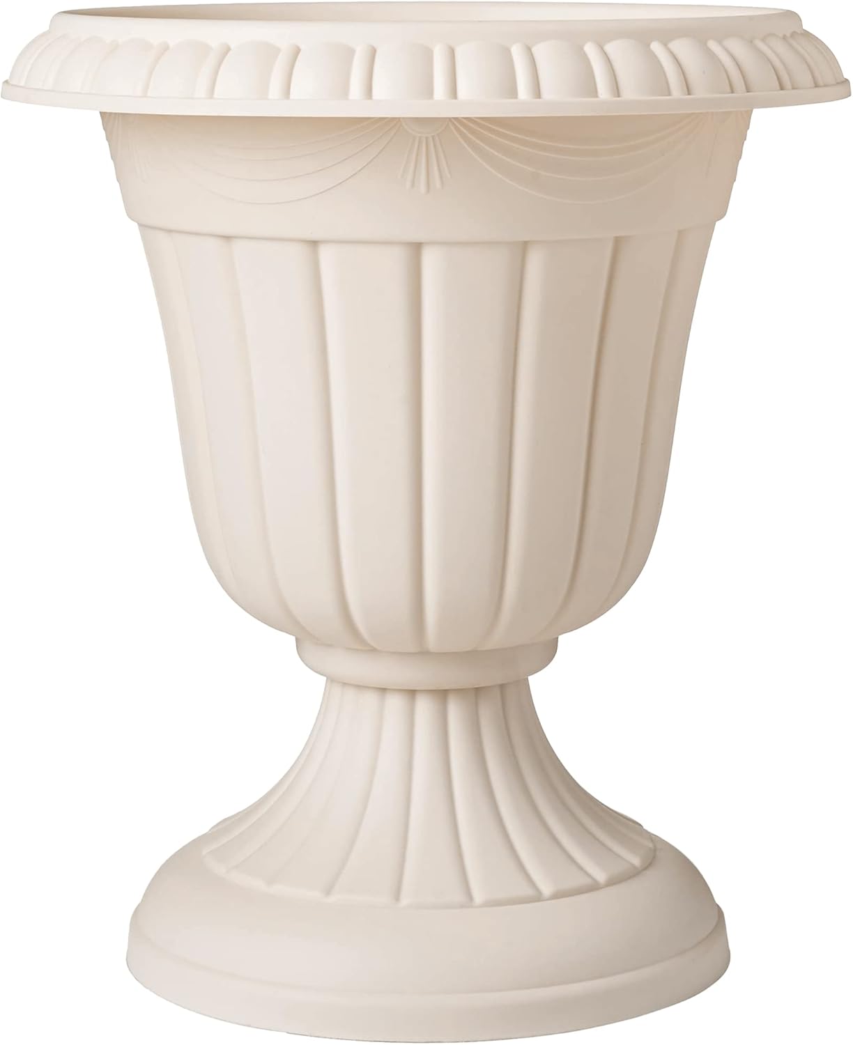 Classic Traditional Plastic Urn Planter Indoor/Outdoor