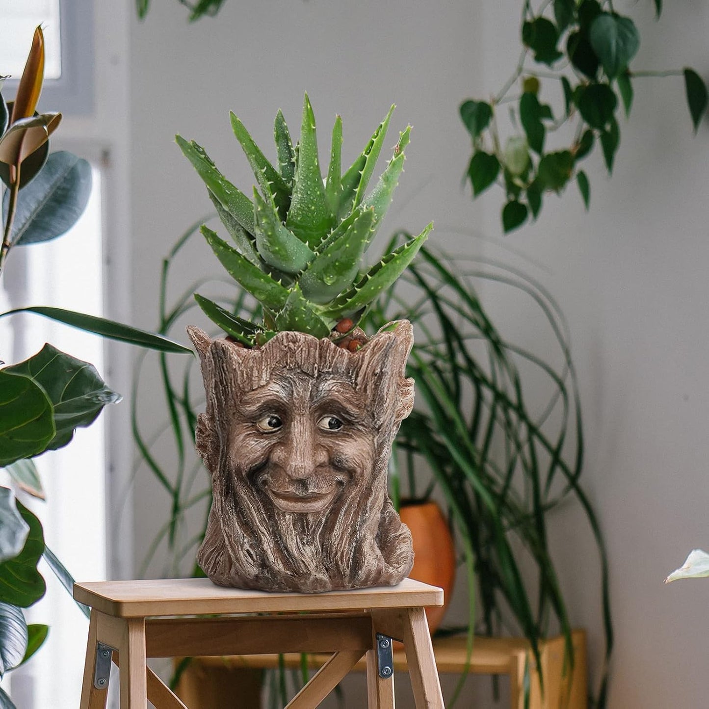 Creative Face Planter Pots - Unique Head Planters for Succulents & Flowers | Indoor & Outdoor Plant Decor | Perfect for Halloween, Easter, & Garden Style