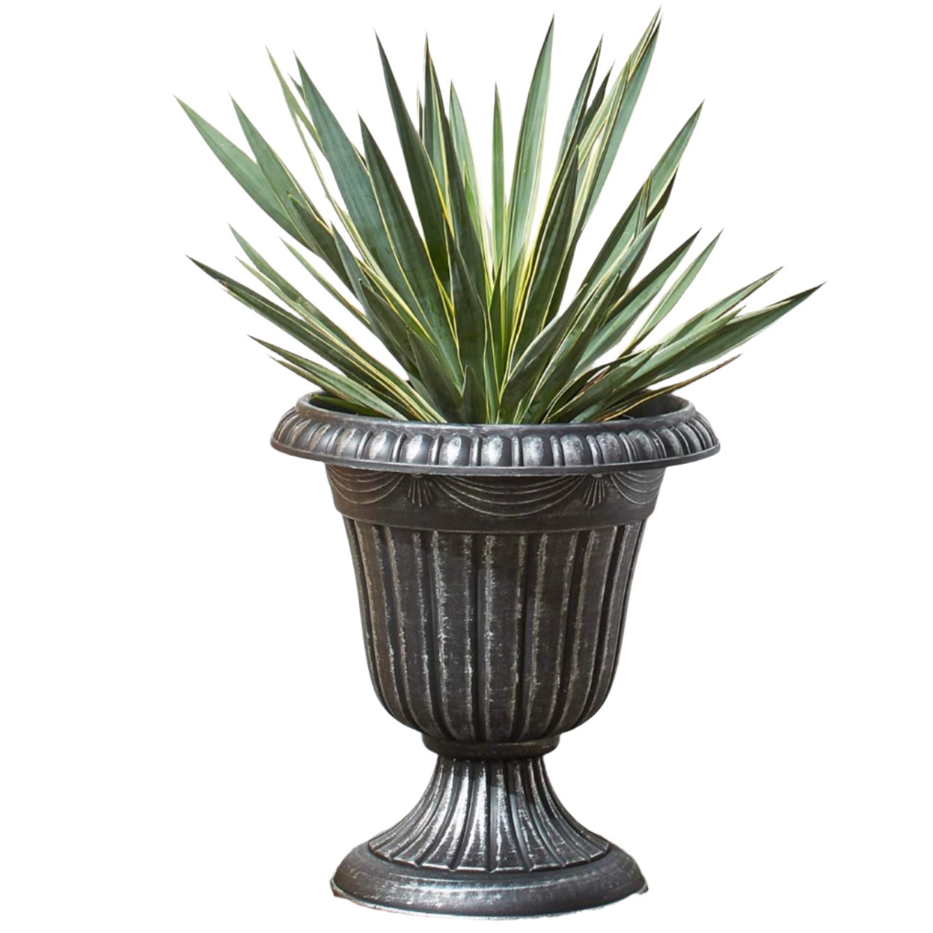 Classic Traditional Plastic Urn Planter Indoor/Outdoor