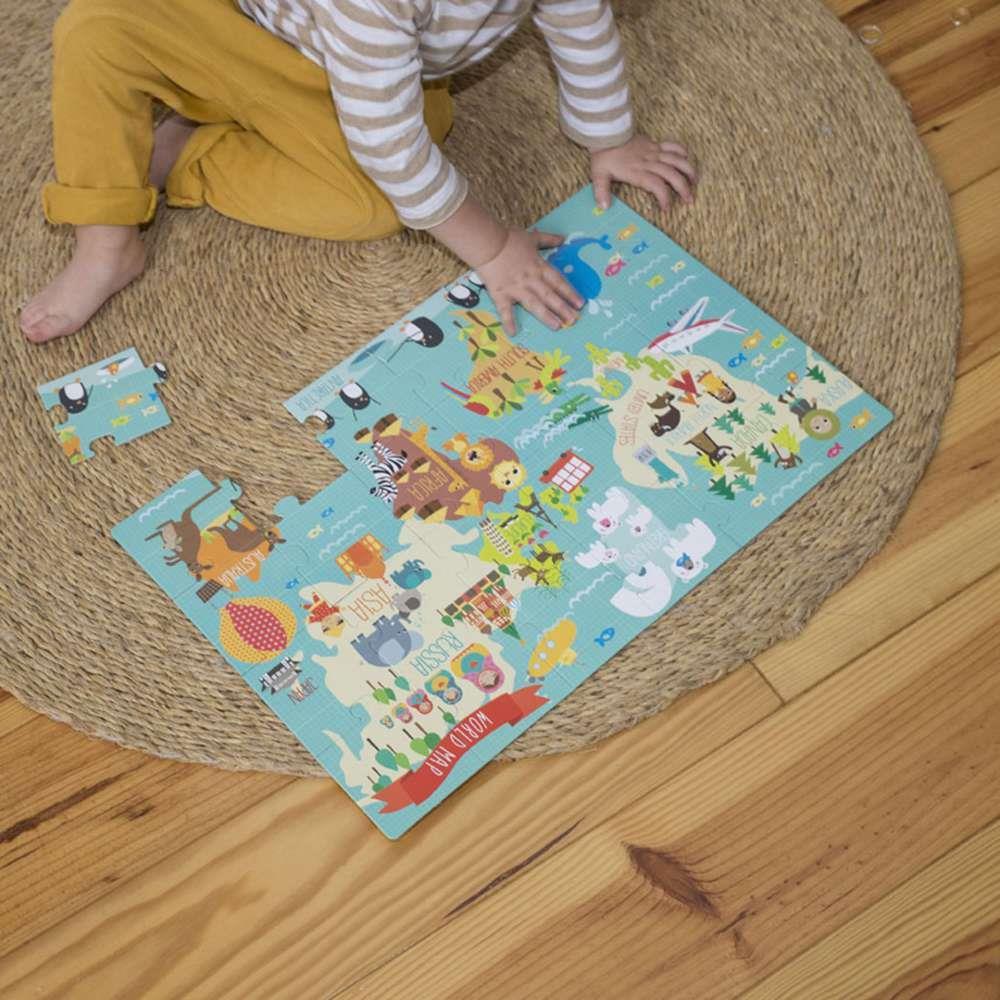 Aplikids Puzzle Mapa Mundi Martina Hogan 24 Unidades - Image 2