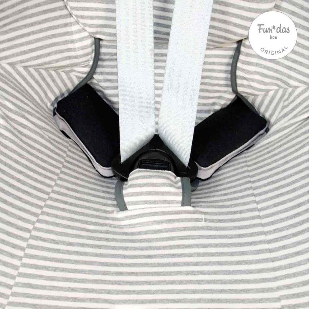 Fundas Forra Cybex Sirona M2 I-Size e GB Vaya Kodak Stripes - Image 4