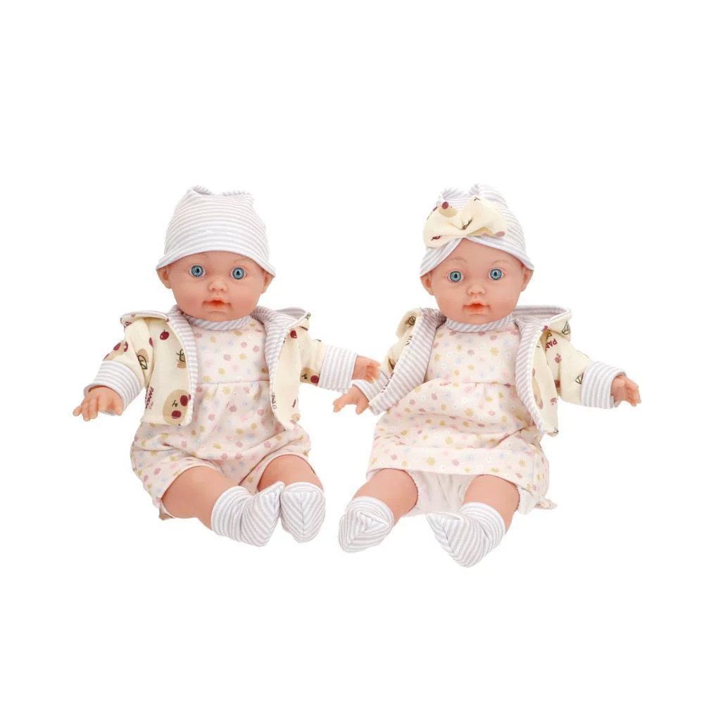 2 Bonecas Colorbaby Sweet Bebé Menino e Menina 32cm - Image 2