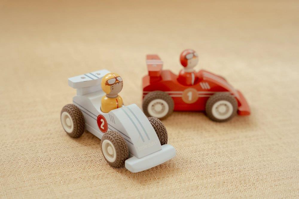 2 Carros de Corrida em Madeira Little Dutch - Image 11