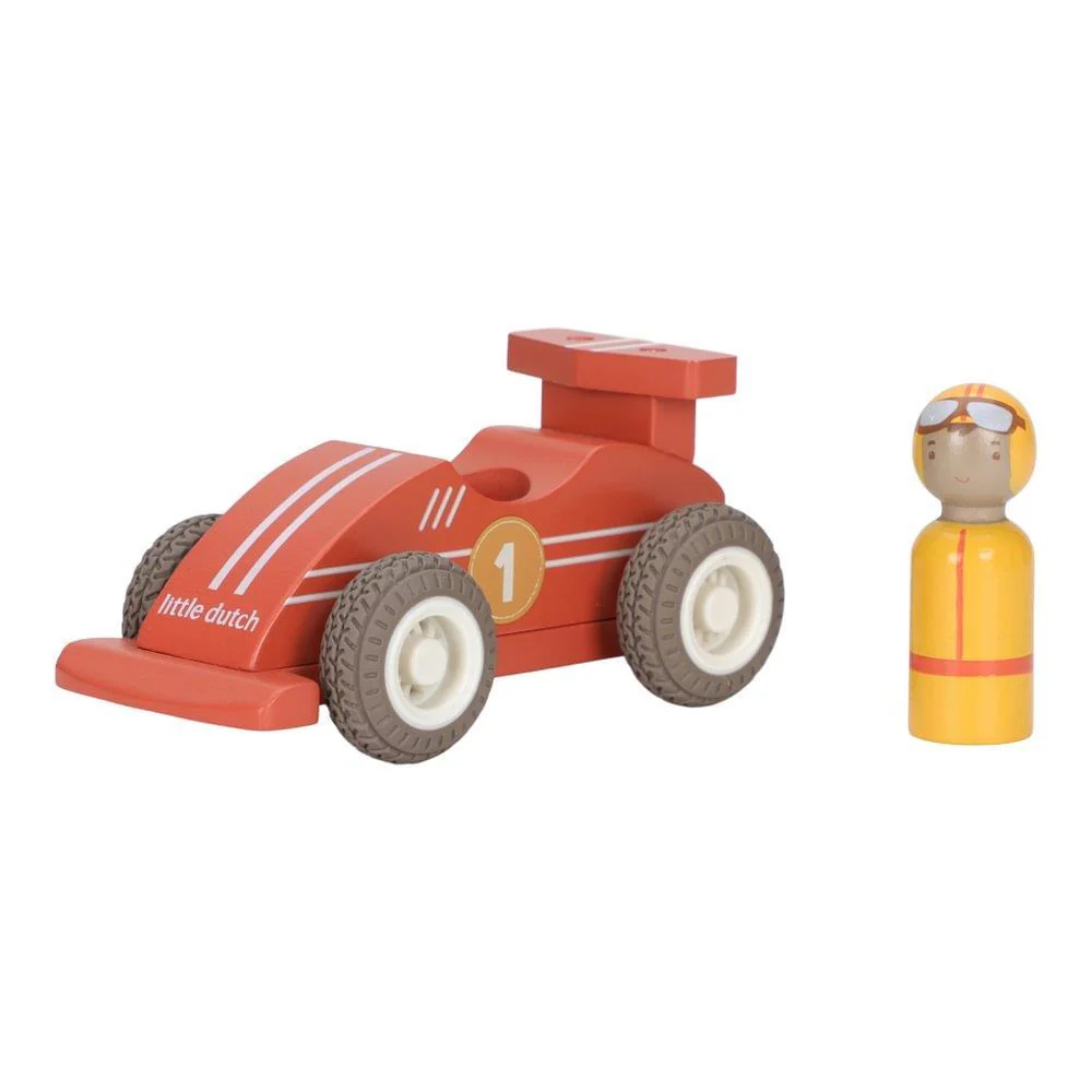 2 Carros de Corrida em Madeira Little Dutch - Image 5