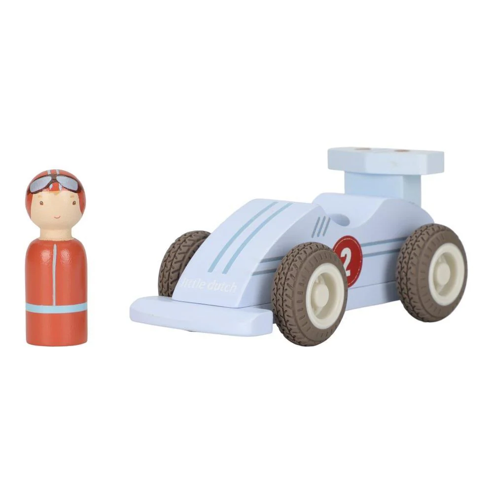2 Carros de Corrida em Madeira Little Dutch - Image 8