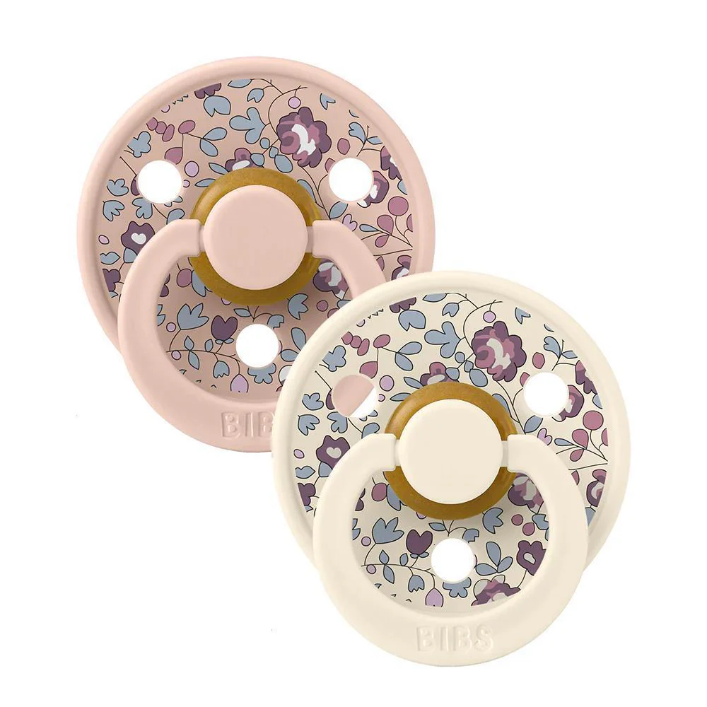 2 Chupetas Anatómicas Bibs Liberty Eloise Blush 0-6m - Image 2