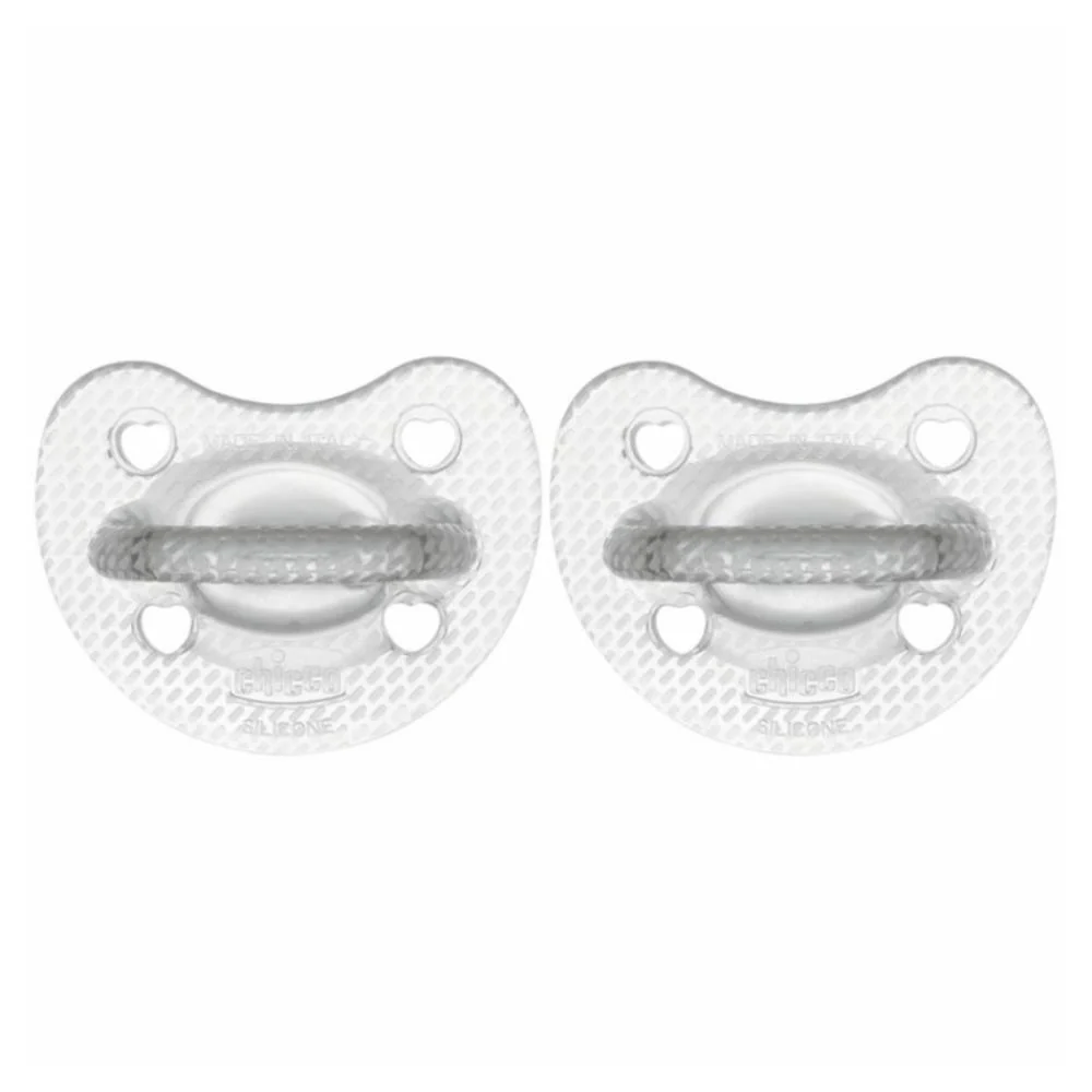 2 Chupetas Chicco Physioforma Soft Crystal em Silicone 6-16m - Image 4