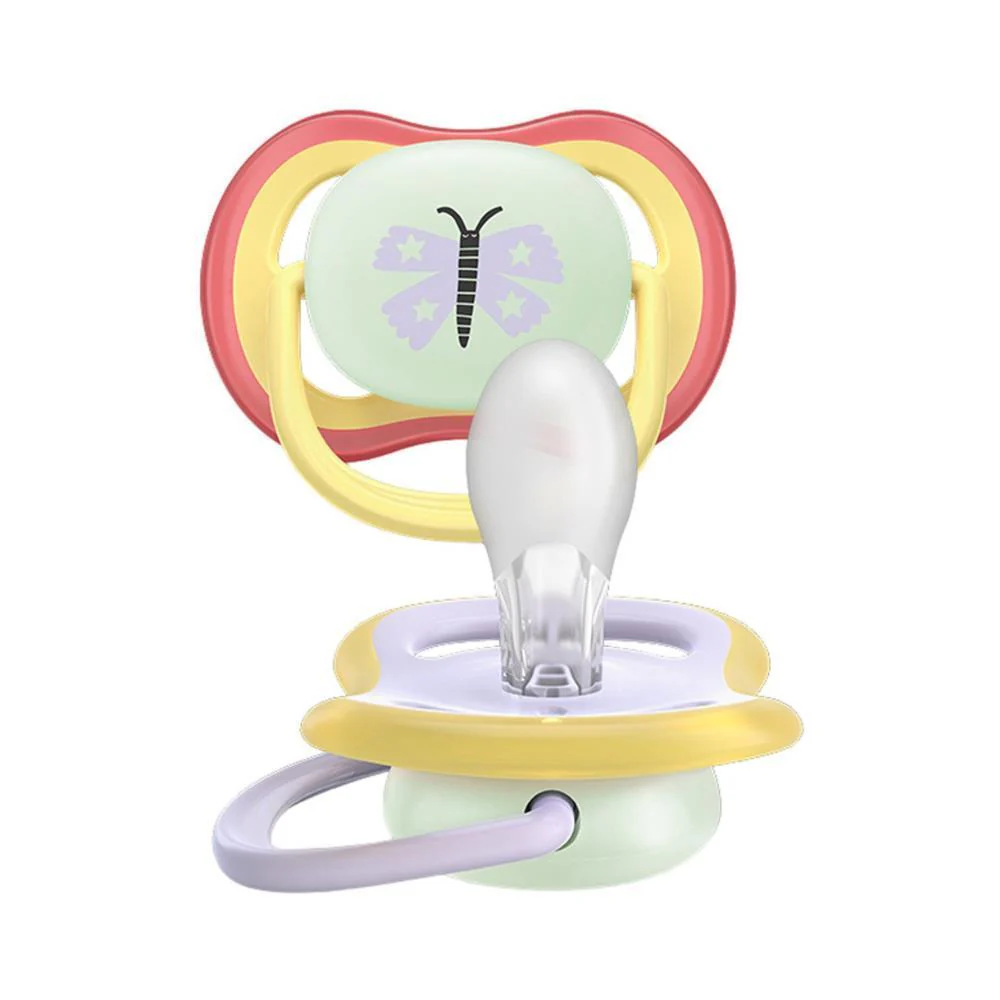 2 Chupetas Philips Avent Ultra Air Nighttime Menina 0-6m - Image 3