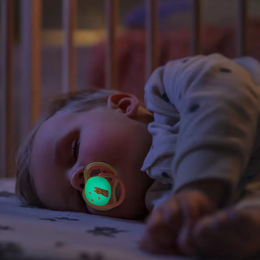 2 Chupetas Philips Avent Ultra Air Nighttime Menina +18m - Image 3
