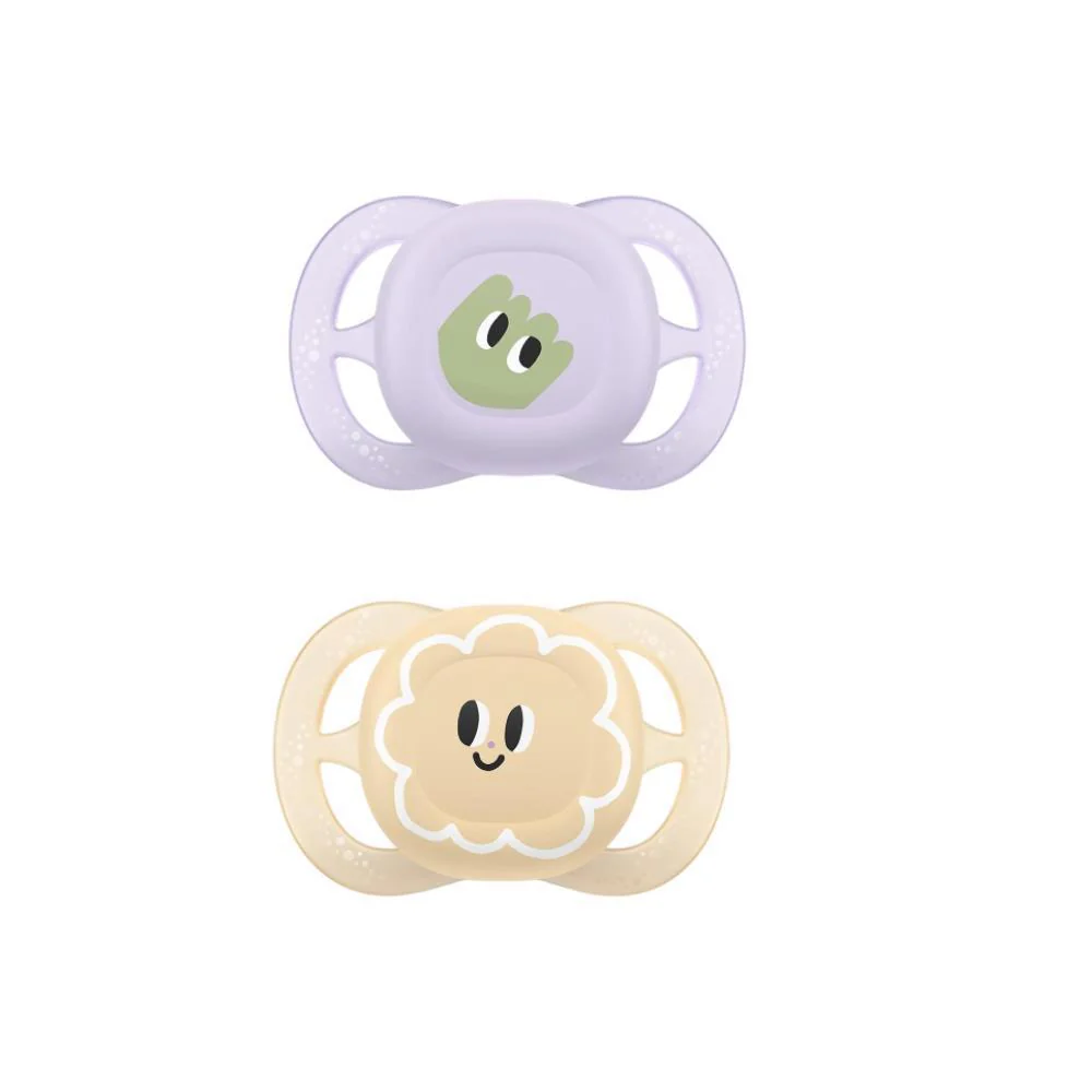 2 Chupetas Philips Avent Ultra Start Deco Menina 0-2m - Image 3