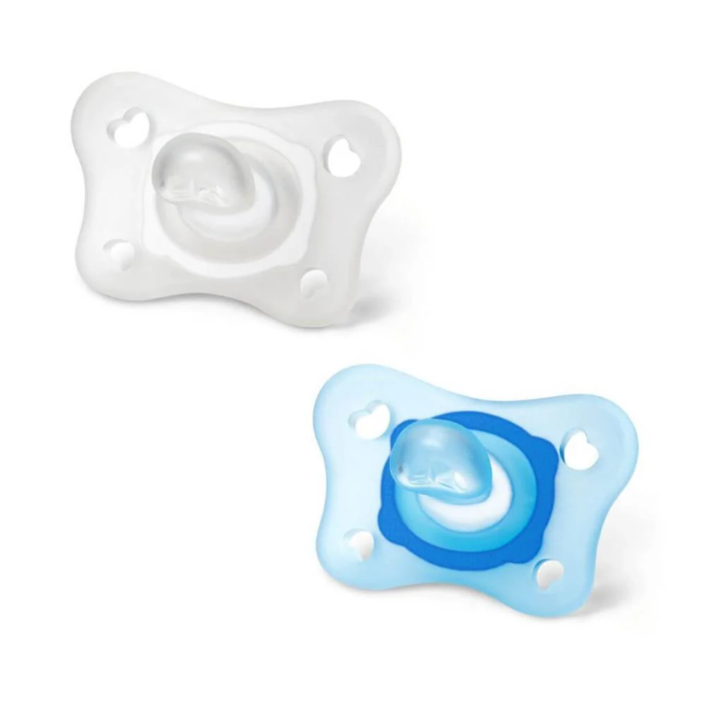 2 Chupetas Chicco PhysioForma Mini Soft Azul 0-2m - Image 3