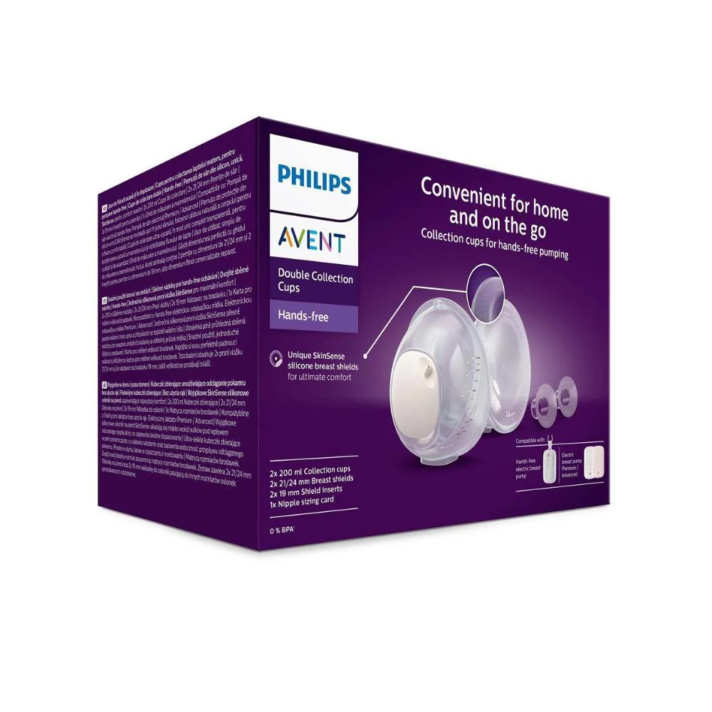 2 Copos Coletores para Bomba Tira-Leite Mãos-Livres Philips Avent - Image 5