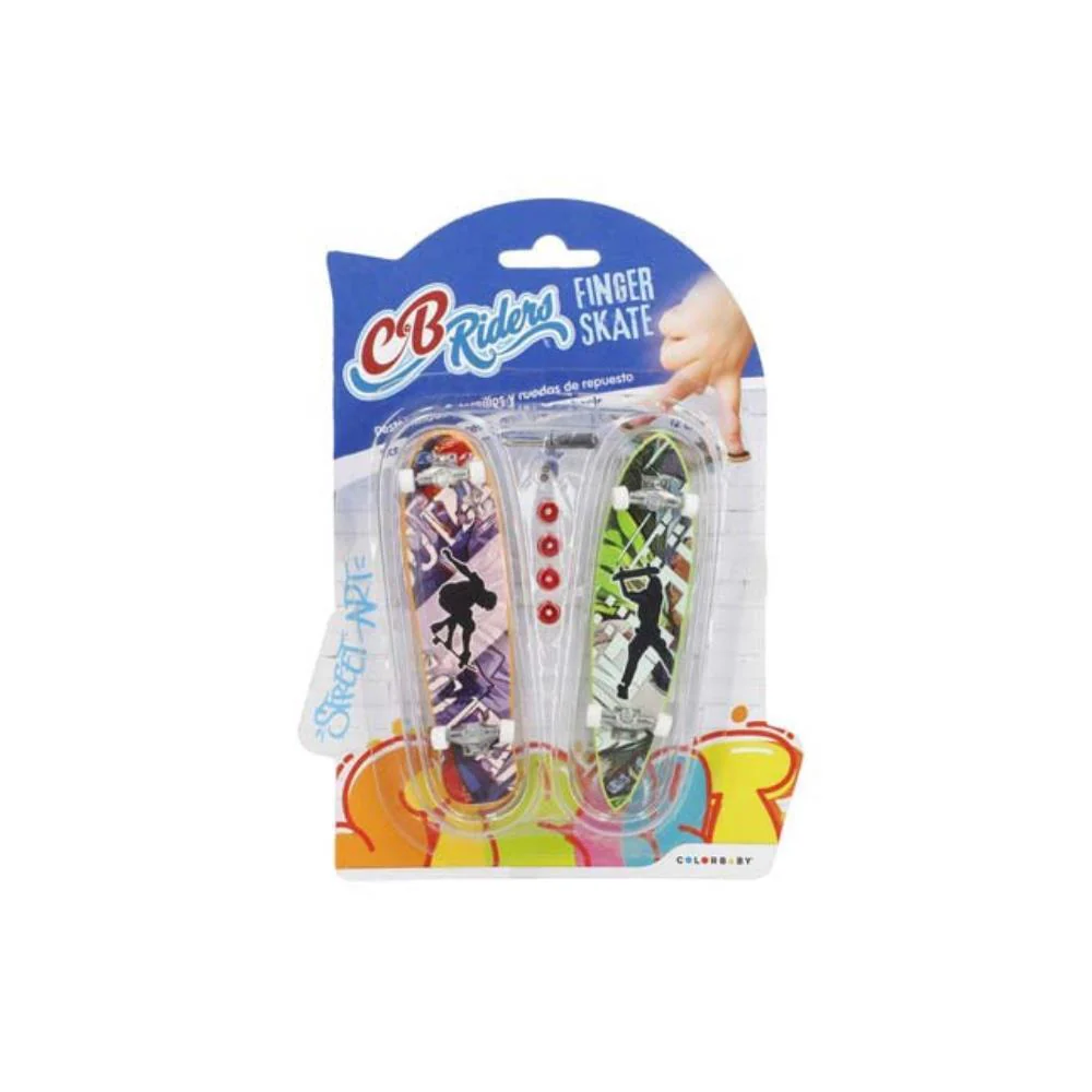 2 Skates de Dedo CB Riders Street Art 12cm - Image 2