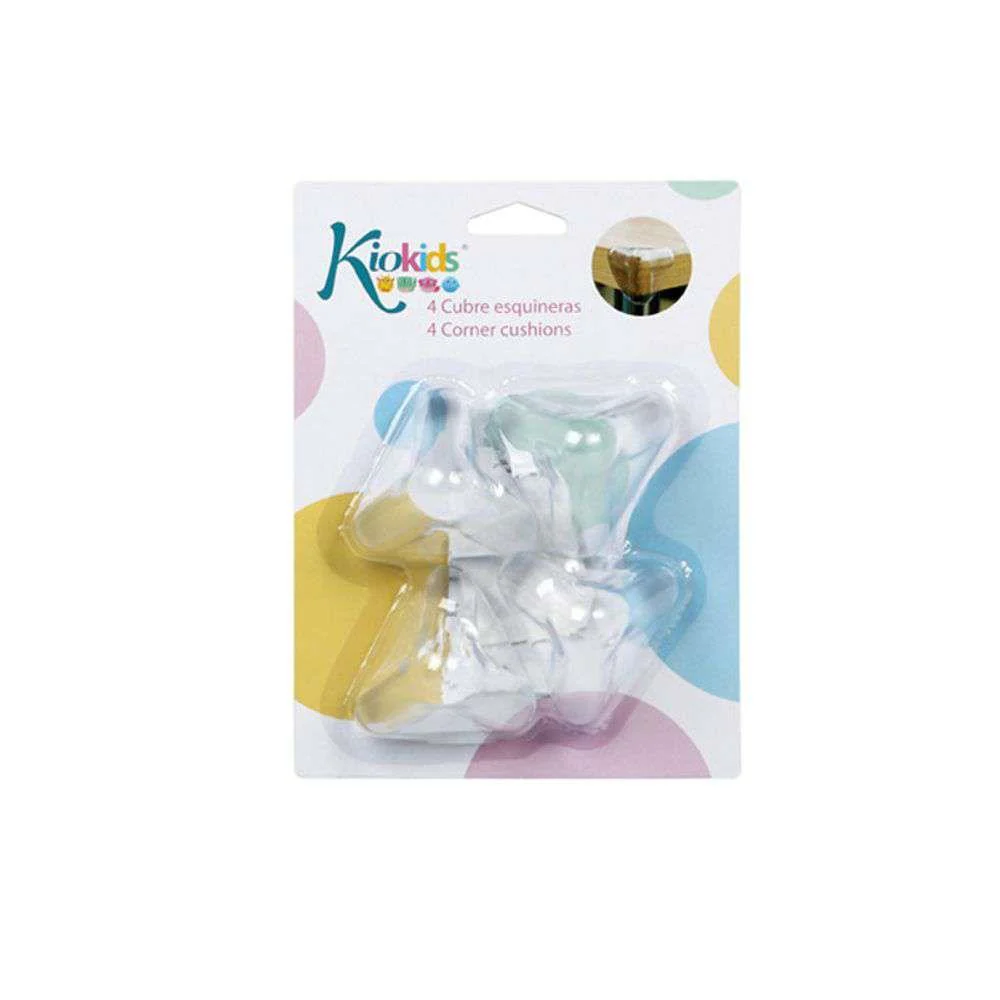 Conjunto de 4 Protetores de Cantos Transparentes Kiokids