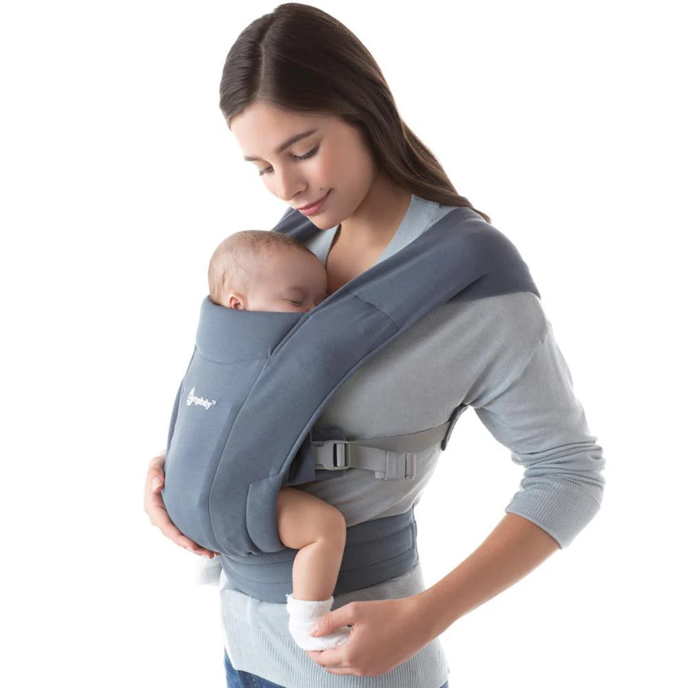 Marsúpio/Porta-Bebés Ergobaby Embrace Knit Oxford Blue - Image 11