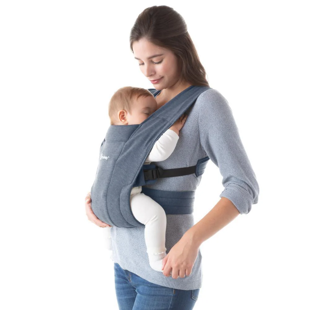 Marsúpio/Porta-Bebés Ergobaby Embrace Knit Oxford Blue - Image 12