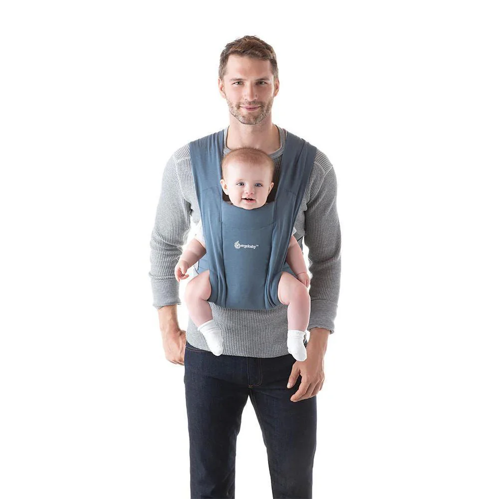 Marsúpio/Porta-Bebés Ergobaby Embrace Knit Oxford Blue - Image 17