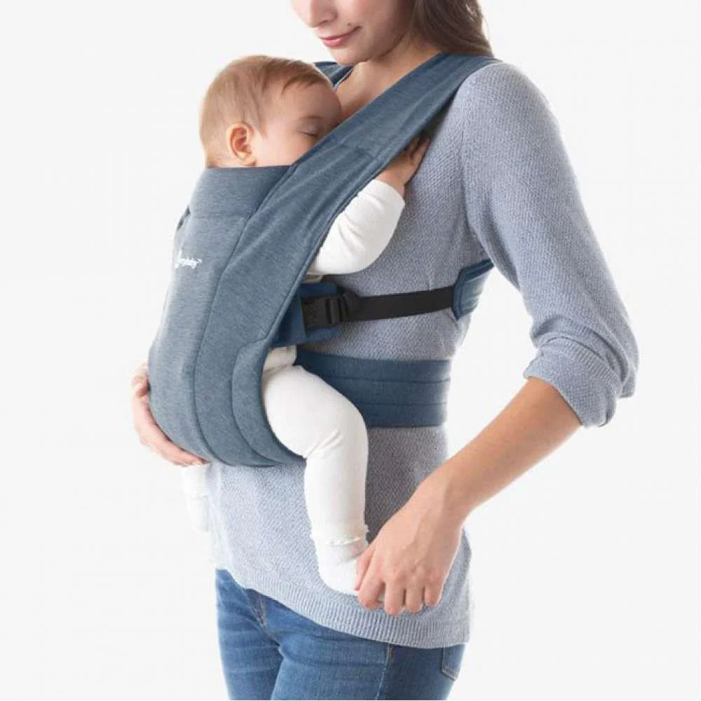 Marsúpio/Porta-Bebés Ergobaby Embrace Knit Oxford Blue - Image 2