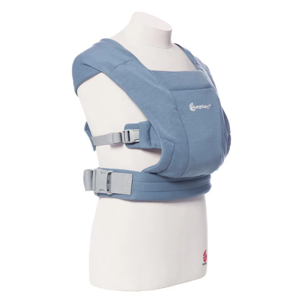 Marsúpio/Porta-Bebés Ergobaby Embrace Knit Oxford Blue - Image 5