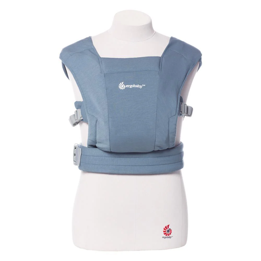 Marsúpio/Porta-Bebés Ergobaby Embrace Knit Oxford Blue - Image 7