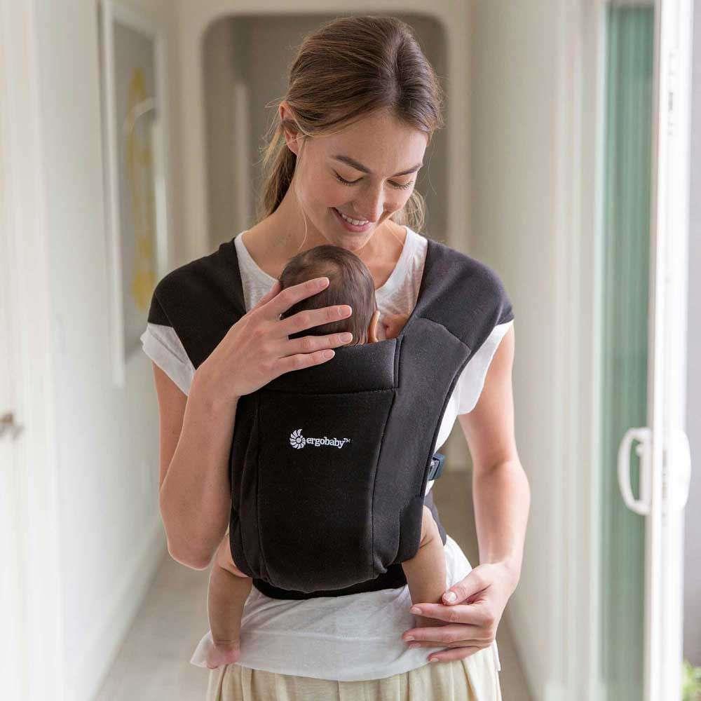 Marsúpio/Porta-Bebés Ergobaby Embrace Knit Black - Image 2