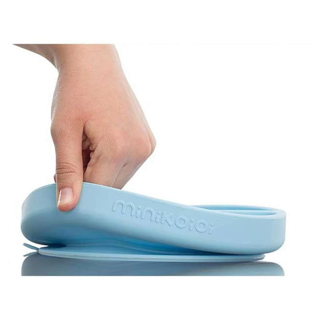 Prato em Silicone com Divisórias Minikoioi Azul - Image 3