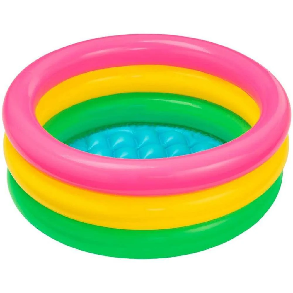 Piscina Insuflável Intex com 3 Aros Pequena 61x22cm