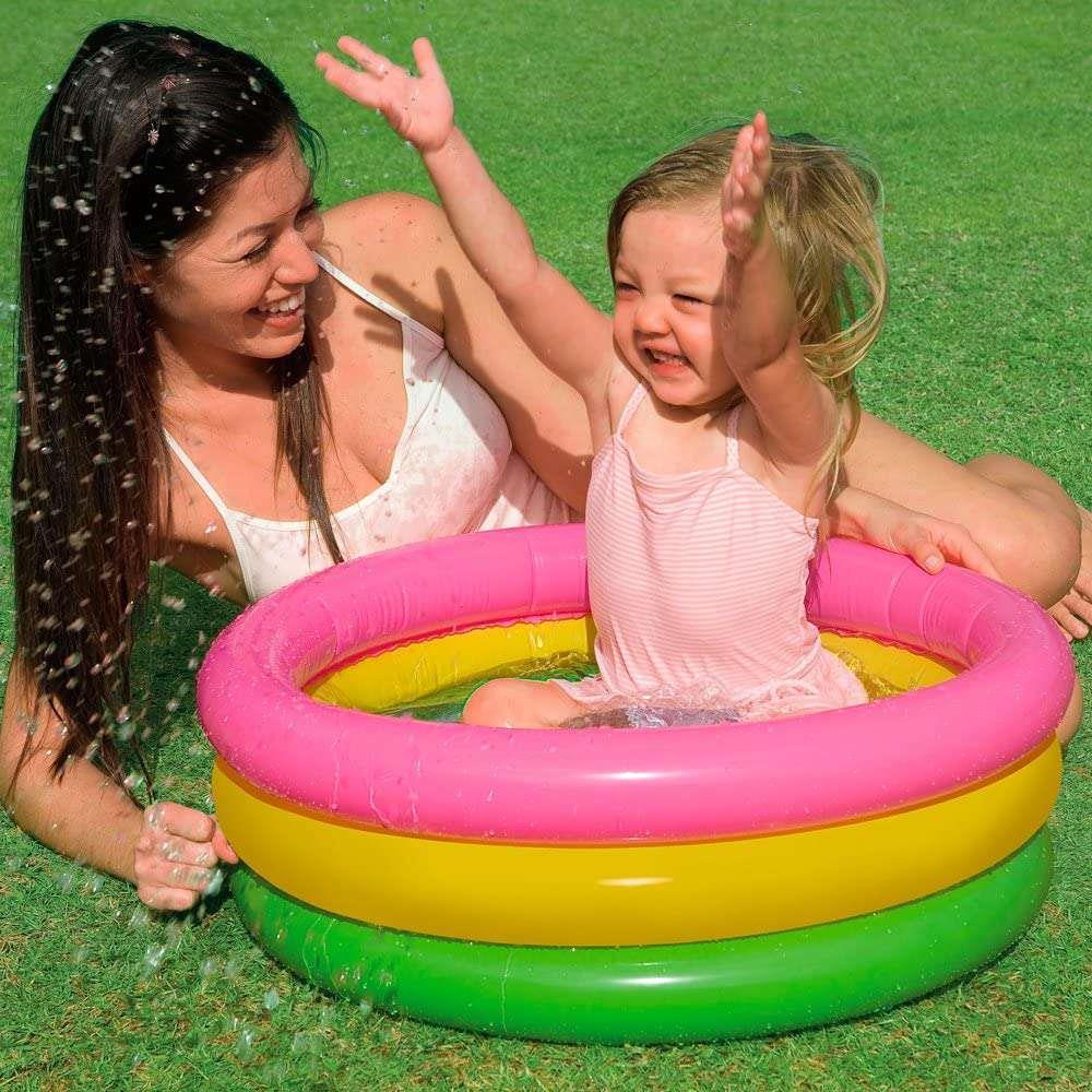 Piscina Insuflável Intex com 3 Aros Pequena 61x22cm - Image 2