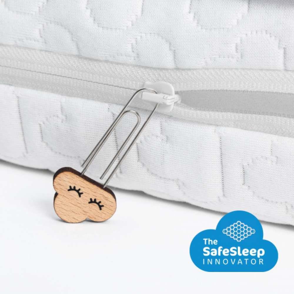 Pack Safe Sleep Essential com Colchão e Protetor 3D 140x70 cm - Image 3