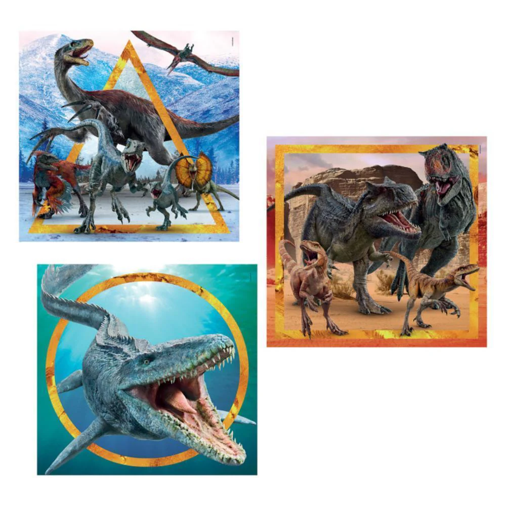 3 Puzzles Jurassic World 48 Peças - Image 2