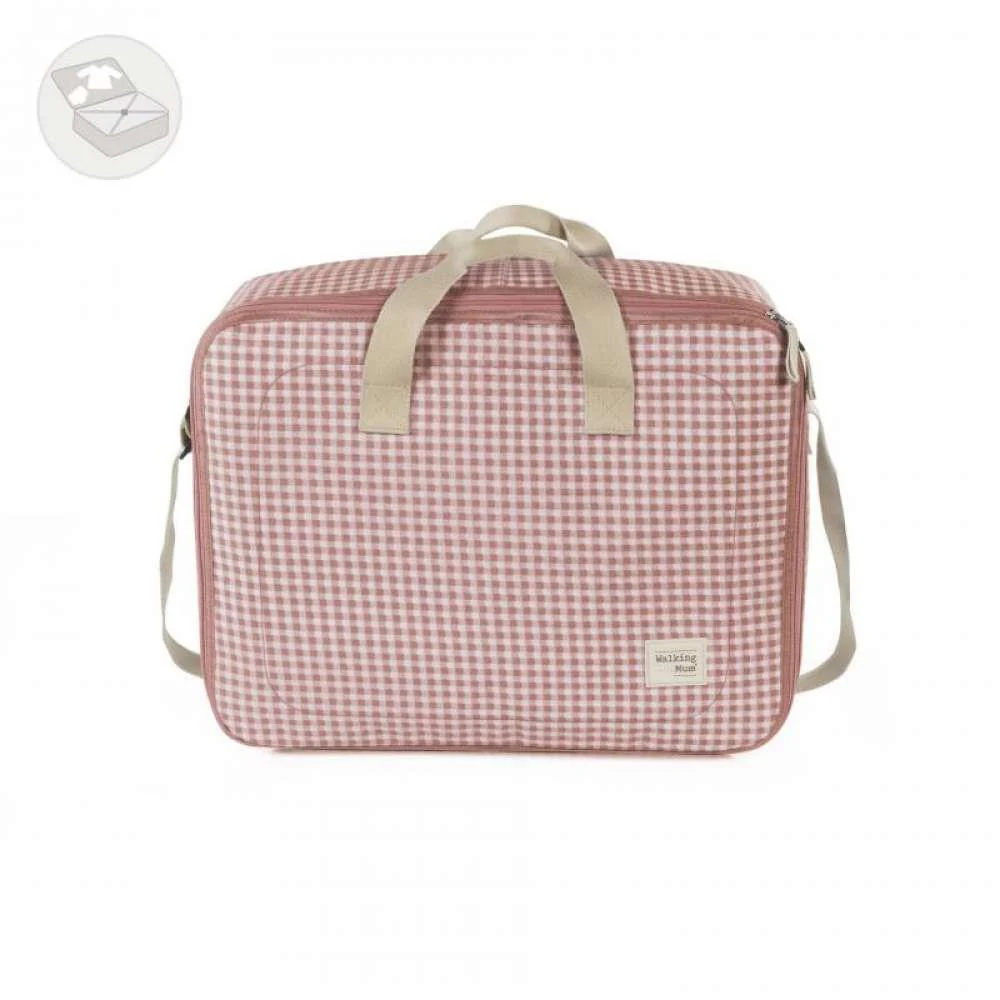 Mala de Maternidade Walking Mum I Love Vichy Rosa