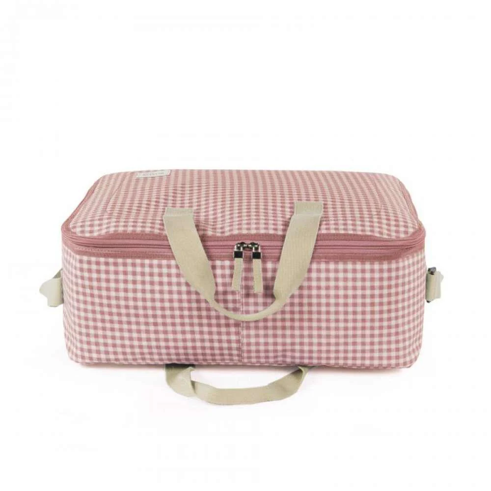 Mala de Maternidade Walking Mum I Love Vichy Rosa - Image 4
