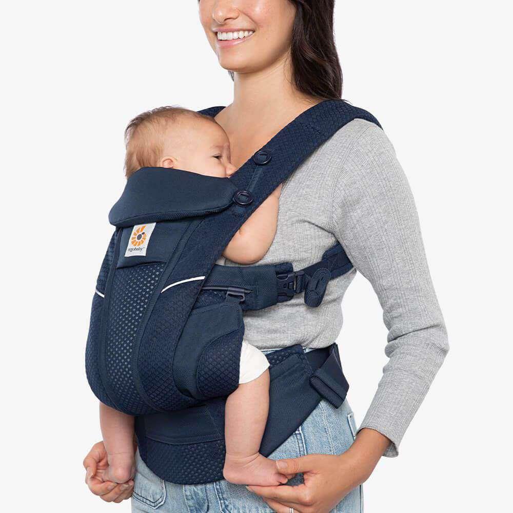 Marsúpio/Porta-Bebés Ergobaby Omni Breeze Midnight Blue - Image 4