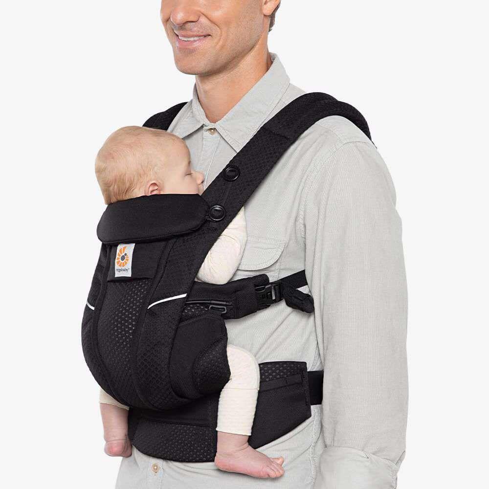 Marsúpio/Porta-Bebés Ergobaby Omni Breeze Onyx Black - Image 4