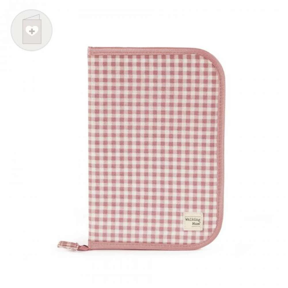 Porta Documentos Walking Mum I Love Vichy Rosa