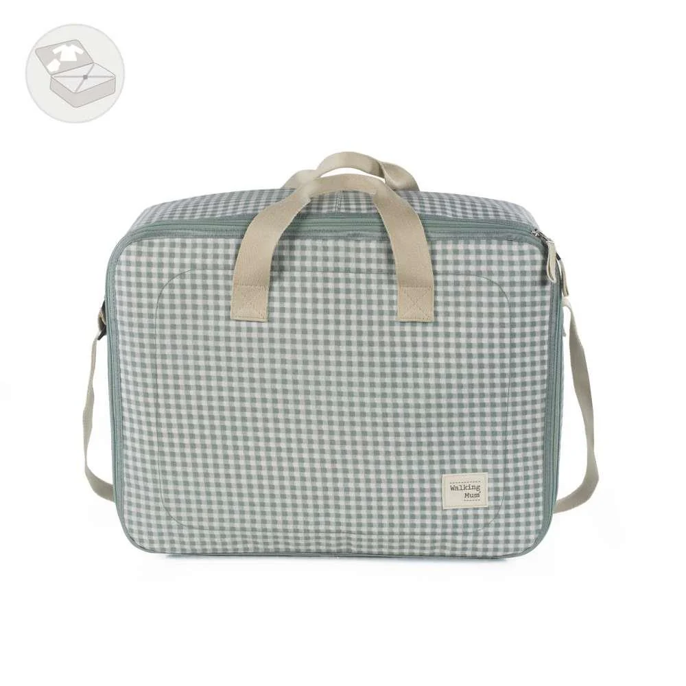 Mala de Maternidade Walking Mum I Love Vichy Verde