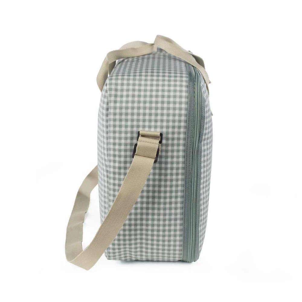 Mala de Maternidade Walking Mum I Love Vichy Verde - Image 3