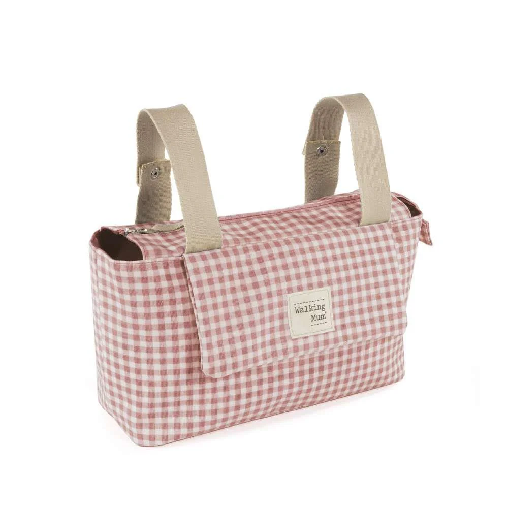 Bolsa Organizadora Walking Mum I Love Vichy Rosa - Image 2