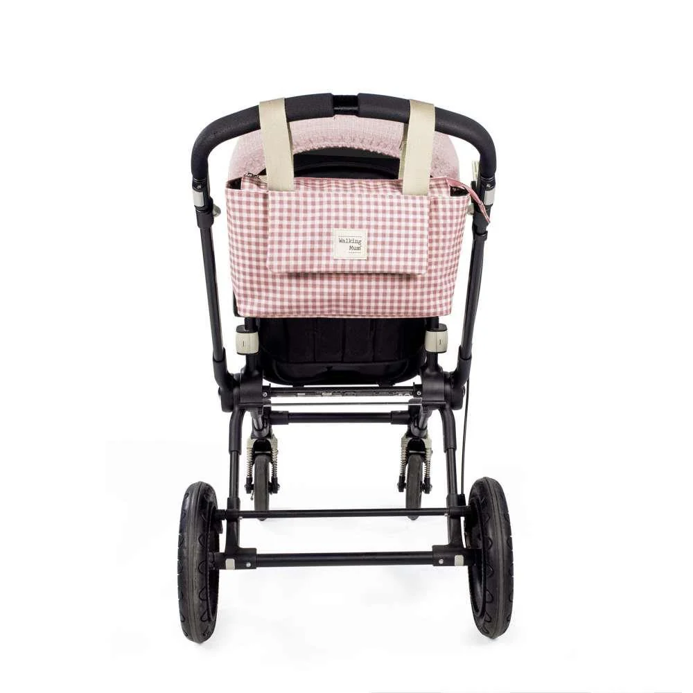 Bolsa Organizadora Walking Mum I Love Vichy Rosa - Image 7