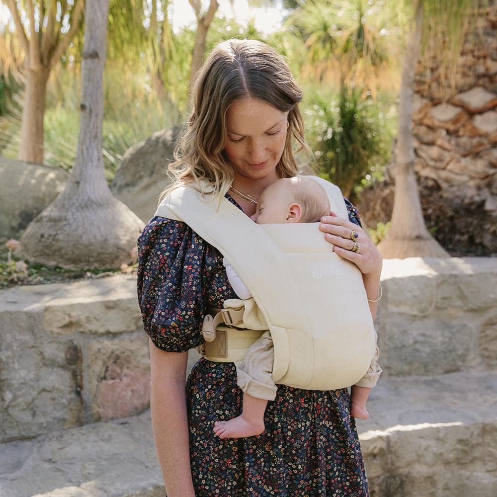 Marsúpio/Porta-Bebés Ergobaby Embrace Knit Cream - Image 15