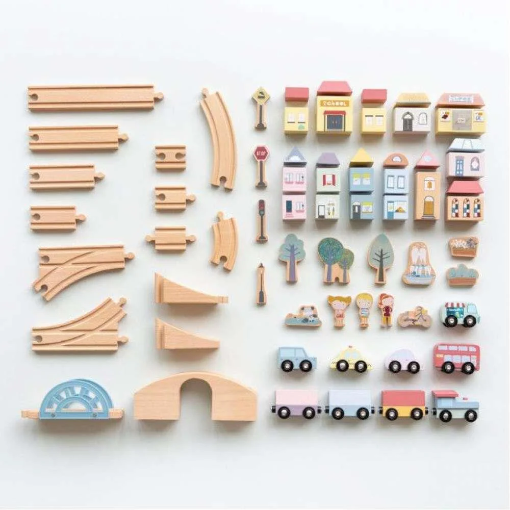 Little Dutch Pista de Comboio e Figuras XL 107 Peças - Image 2