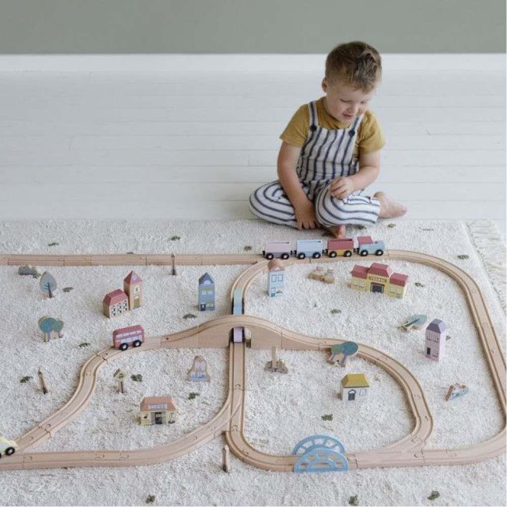 Little Dutch Pista de Comboio e Figuras XL 107 Peças - Image 3