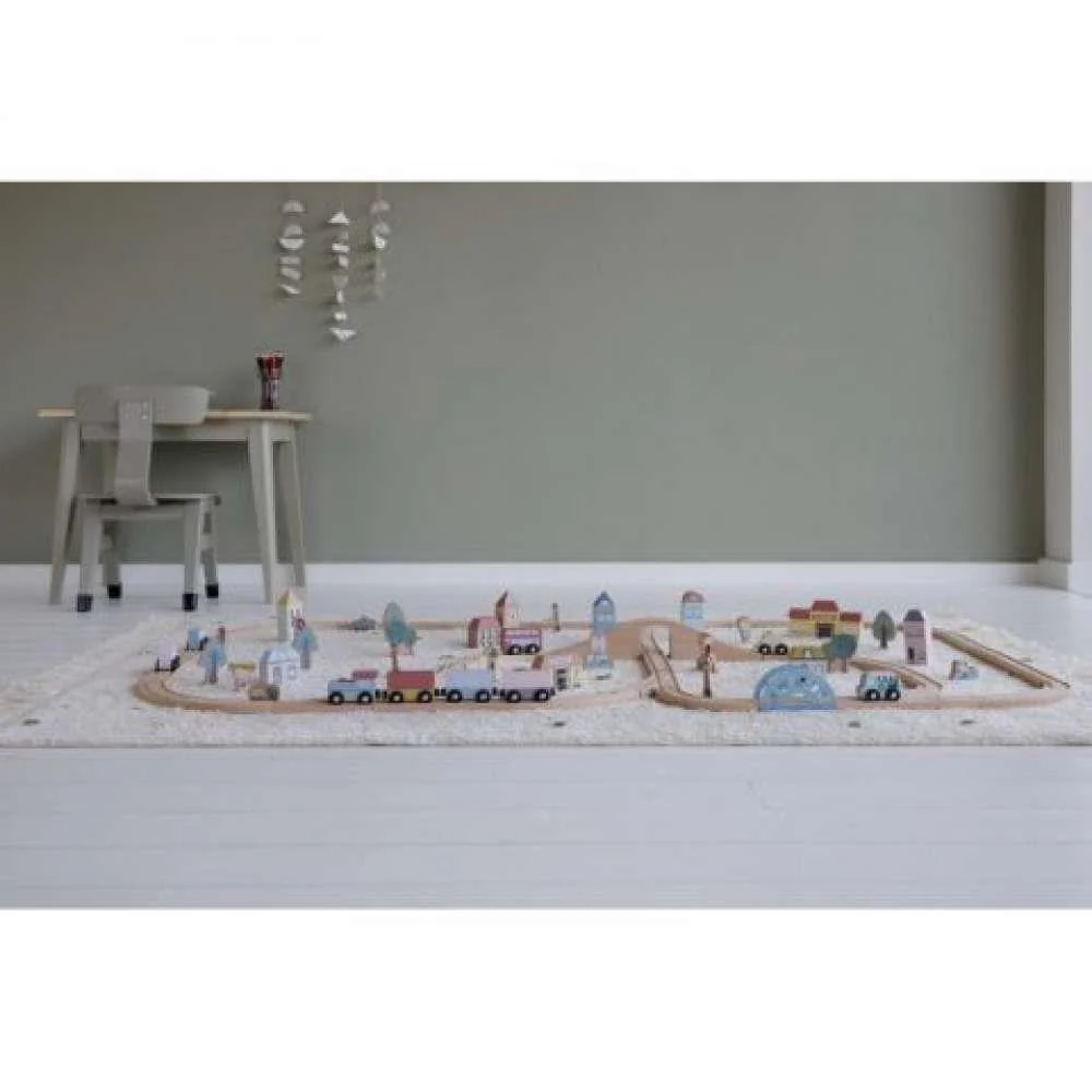 Little Dutch Pista de Comboio e Figuras XL 107 Peças - Image 4