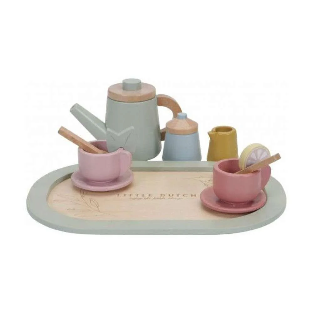 Conjunto de Chá  Little Dutch em Madeira - Image 2