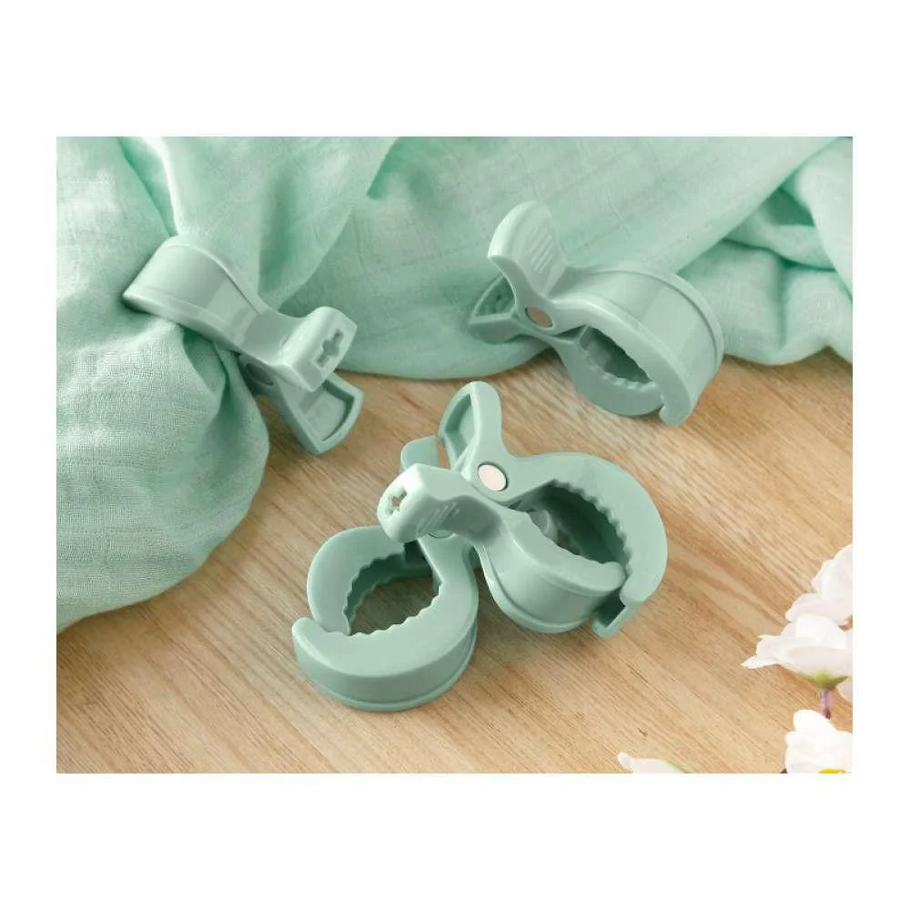 Conjunto de 4 Molas para Muselina Kiokids Menta - Image 2