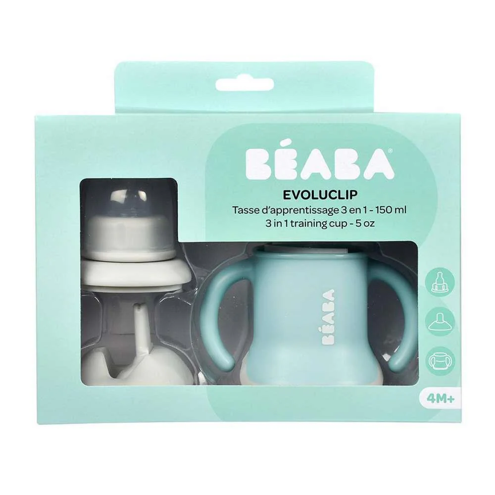 Béaba Copo Evolutivo 3em1 Silicone 150ml Verde Claro - Image 5