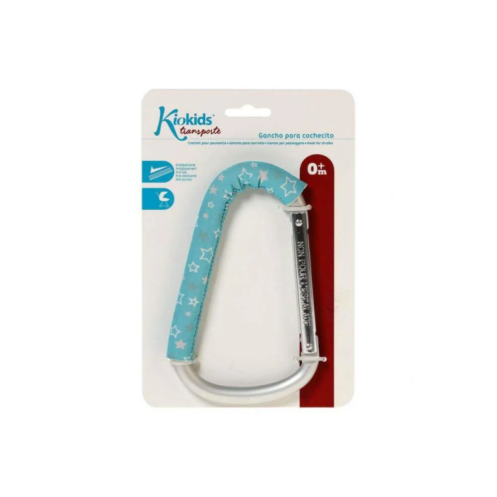 KioKids Mosquetão Gancho Carrinho Estrelas Azul - Image 4