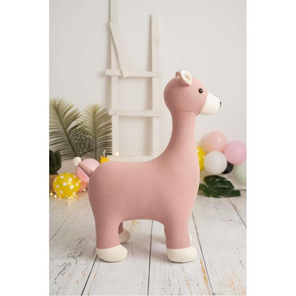 Crochetts Peluche Crochet Veado Rosa Maxi 73x33x88cm - Image 2